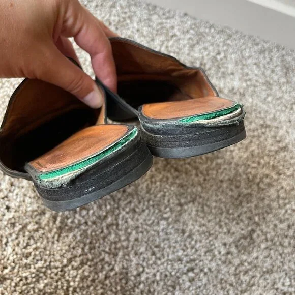 Gucci | Authentic Black Leather Princetown Horsebit Flat Mules - Picture 16 of 16